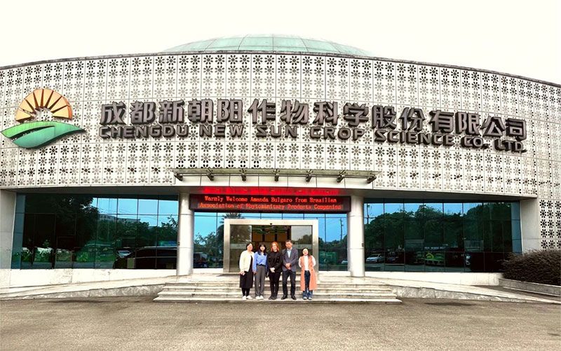巴西國家植物保護產品協會專家訪問新朝陽，共探生物農業合作新機遇